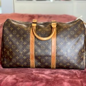 Authentic Louis Vuitton Keepall Duffle Bag